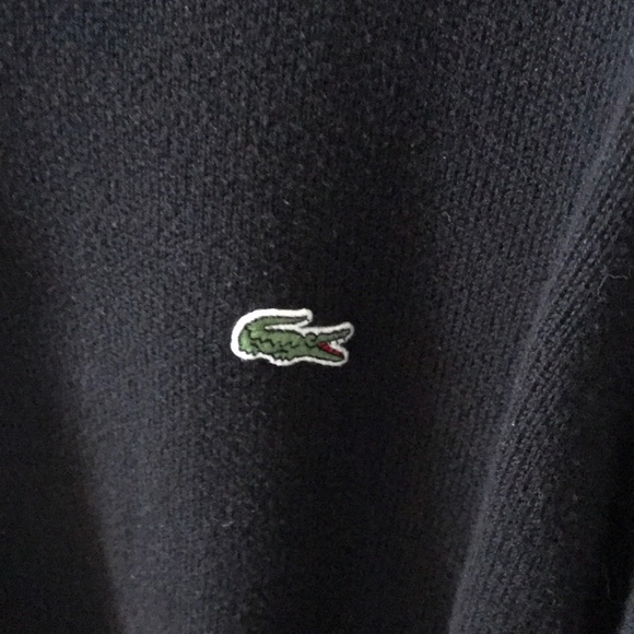 Lacoste Black Pullover Sweater - Picture 2 of 5